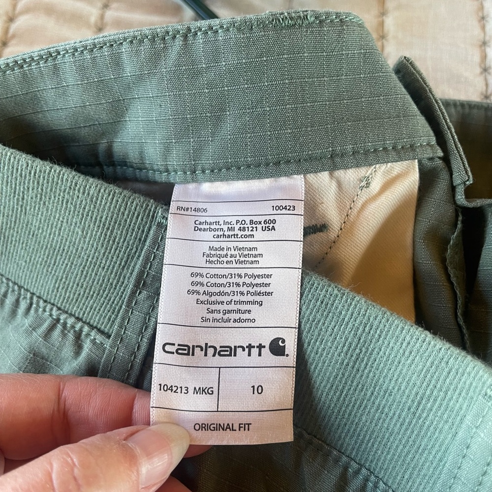 Carhartt shorts with stretch, size 10 - Picture 4 of 4